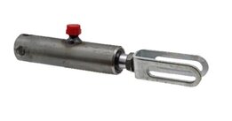 Remcilinder met veer 20x73mm met gaffel en sleufgat