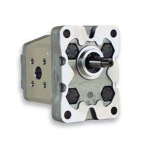 Marzocchi 4,8 cc tandwielpomp links met 1:8 conische as groep 10