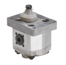 Hydrauliek tandwielpomp 1,8cc groep 10 conische as 1:8 rechts met zijaansluiting