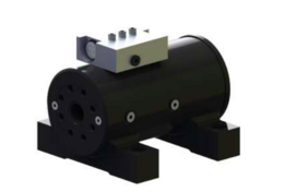 Hydraulische roterende actuator 1600Nm 180 graden met voet bevestiging