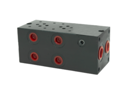 NG6 voetplaat 8-voudig met overdruk en rondpompklep