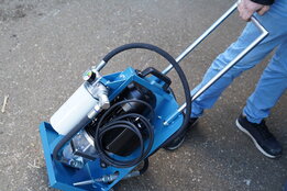 Draagbaar filtersysteem 15 l/min - 10 µm - 230V