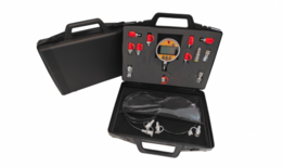 Koffer met manometer tot 1000 bar en accessoires