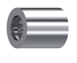 RVS pershuls voor DN 3/16