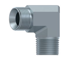 Verloop kniekoppeling 90º 3/4