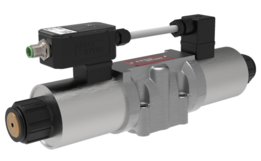 Argo Hytos 24V proportioneel NG10 4/2 stuurventiel 60 l/min ABPT gesloten met onboard versterker