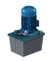 400V 7,5kW hydrauliek powerpack met 44 liter aluminium tank