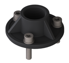 3 gaats montage adapter ontluchtingsfilter Silicagel 1/2