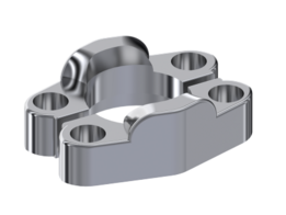 RVS SAE splitflens 1/2