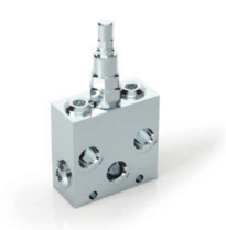 Dubbel overdrukventiel met T aansluiting en nazuigklep VAA/RU 1/2