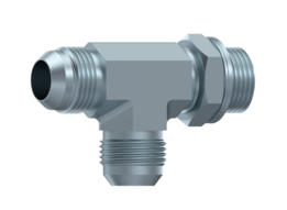 Instelbare T-adapter JIC 9/16