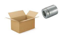 Voordeelverpakking 250 stuks pershuls voor DN 3/8