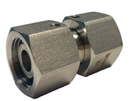 RVS dubbele moer 22L (M30x2)