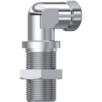 RVS schotkoppeling haaks 90° 18L (M26x1,5)