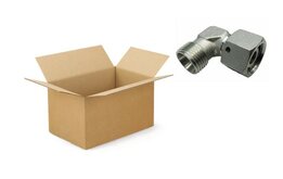 Voordeelverpakking 75 stuks kniekoppeling instelbaar 90º 10L (M16x1,5) met o-ring