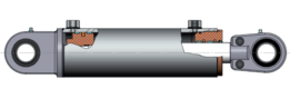 Hydrauliek cilinder met lage wrijving afdichtingen | Cilinder op maat