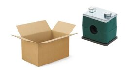 Voordeelverpakking 100 stuks versterkte buisklem enkel compleet 8 mm