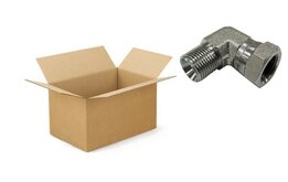 Voordeelverpakking 25 stuks kniekoppeling instelbaar 90º 1/2