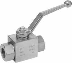 RVS 2 weg kogelkraan 1