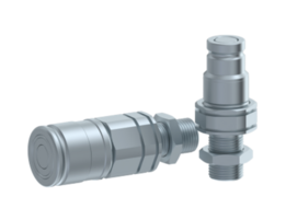 Flat face snelkoppeling M26x1.5 Male | BG-maat 3