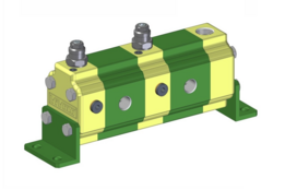 Verdeelmotor met kleppen 2-voudig 1,5-7 l/min - groep 1