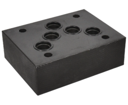 Verloopplaat NG10 naar NG6