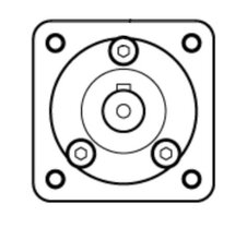 Bevestigingsadapter (o)mm draaikrans