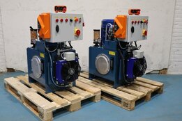 Maatwerk werkplaats powerpack met proportionele draadloze besturing