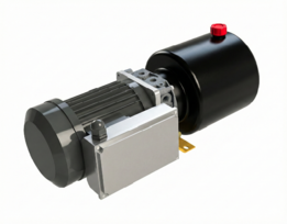 230V Powerpack 1.8cc | Dubbelwerkend | 6 liter horizontale tank | 140 bar