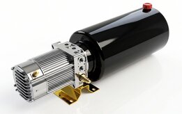 48V 4kW hydrauliek powerpack | 3,65cc pomp | dubbelwerkend circuit