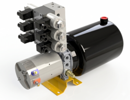 24V 2,2kW hydrauliek powerpack | 1,3cc pomp | dubbelwerkend circuit