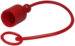 Stofkap voor snelkoppeling male BG-maat 3 rood