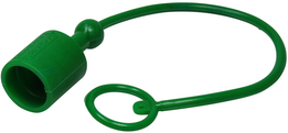 Stofkap voor snelkoppeling male BG-maat 3 groen