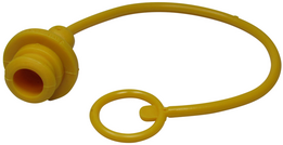 Stofkap voor snelkoppeling female BG-maat 3 geel
