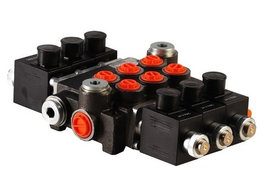 3Z50 3 sectie stuurventiel 50 L/min 12V elektrisch