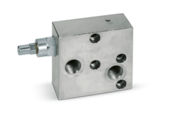 Enkelwerkende balanceerklep flensbaar hydromotor VBCDF 1/2