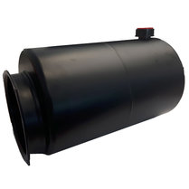 Mini powerpack tank staal horizontaal 8 liter (niet standaard)