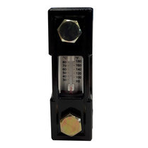 Peilglas met thermometer - aansluiting M10 lengte 76 mm