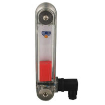 Temperatuur peilglas met schakelaar aansluiting M12, lengte 127 mm