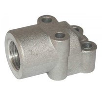 Pompflens haaks 4 gaats 3/8'' BSP (30mm)