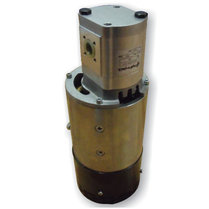 1,6kW, 12V, elektromotor met voorgemonteerde tandwielpomp, pompgroep 1