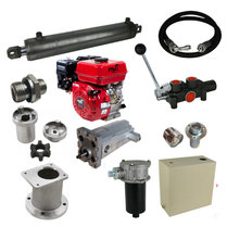 Benzinemotor kloofmachine set 10 ton, 6,5 pk