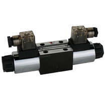 NG10 230V Cetop elektrisch 4/3 stuurventiel, PT verbonden, AB gesloten