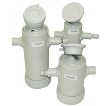 5-traps Telescoopcilinder, Ø88-165mm, slag 3490mm, 180 bar met kogel