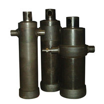 6-traps telescoopcilinder, Ø68-165mm, slag 2225mm, 180 bar met oog