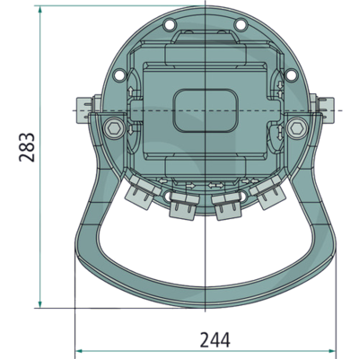 Rotator 6 ton met Ø68 mm as