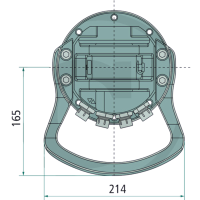 Rotator 5,5 ton met Ø69 mm as