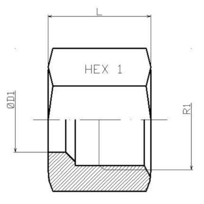 RVS Wartelmoer 10L (M16X1.5)