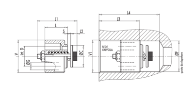 Slangbreukventiel - VUBA 3/8'' BSP