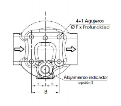Hydrauliek persfilter 1'' BSP 10µ, 120 L/min